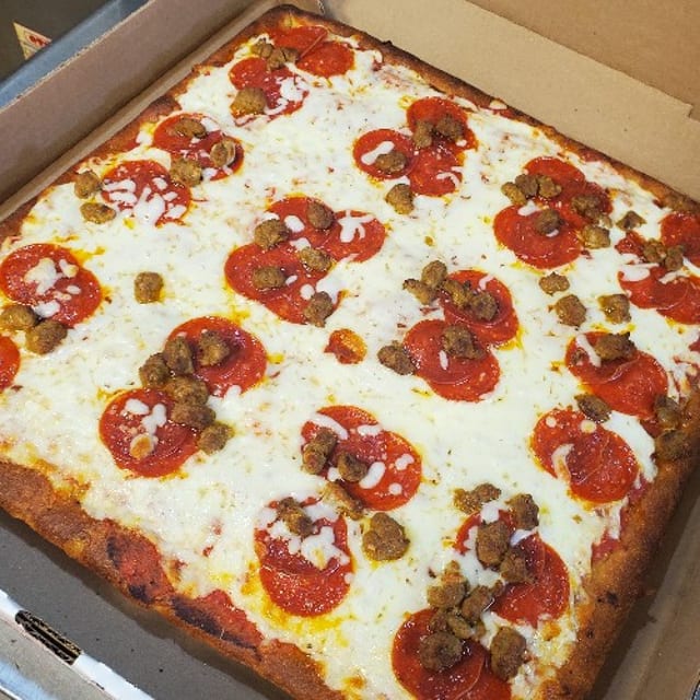 Sicilian (Thick) Pizza.