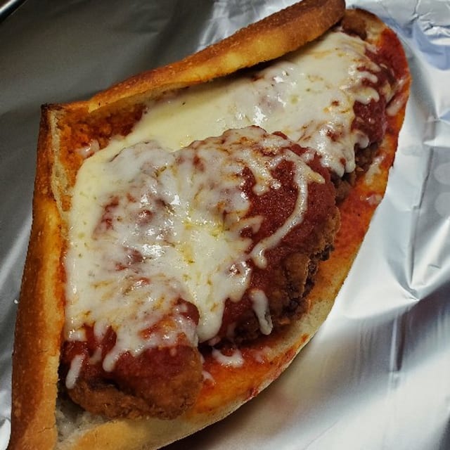 Meatball Parmigiana Grinder (Large).