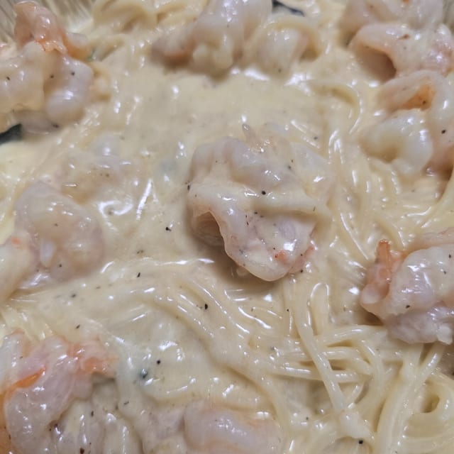 Shrimp Alfredo.