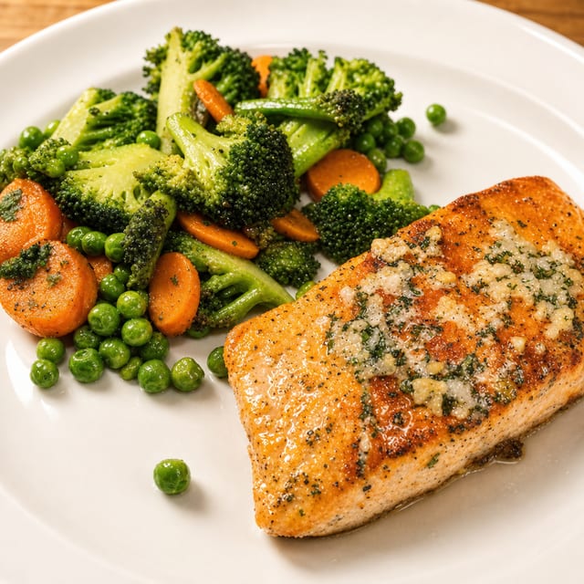 Grilled Salmon.