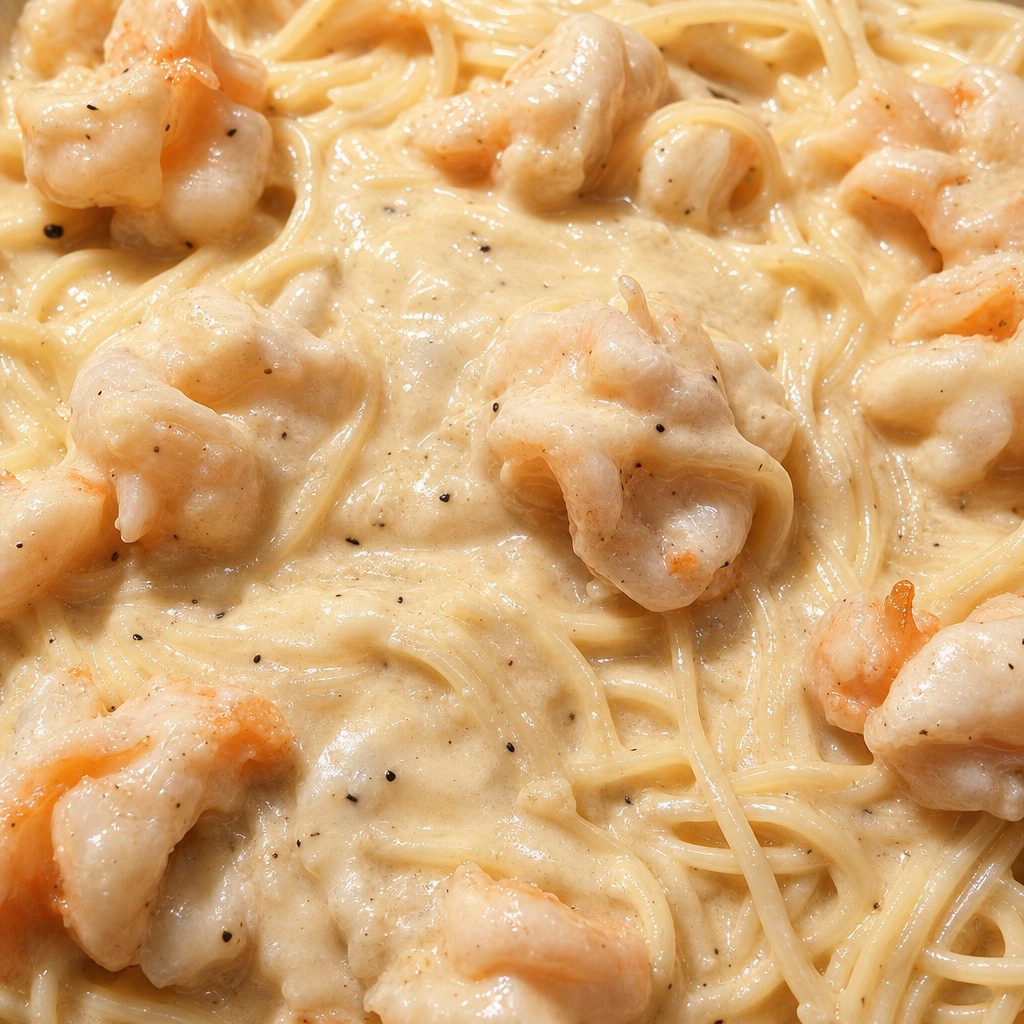 Shrimp Alfredo.
