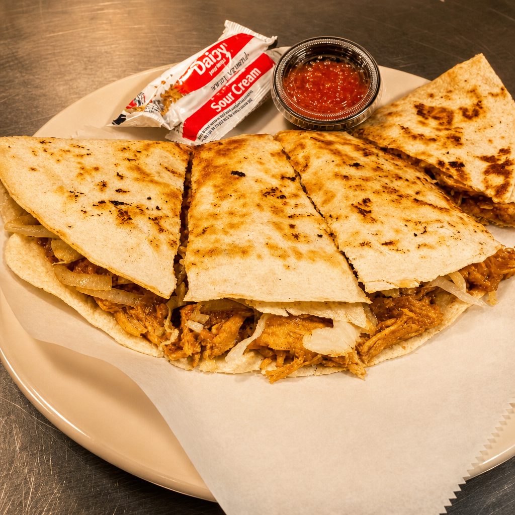Buffalo Chicken Quesadilla.