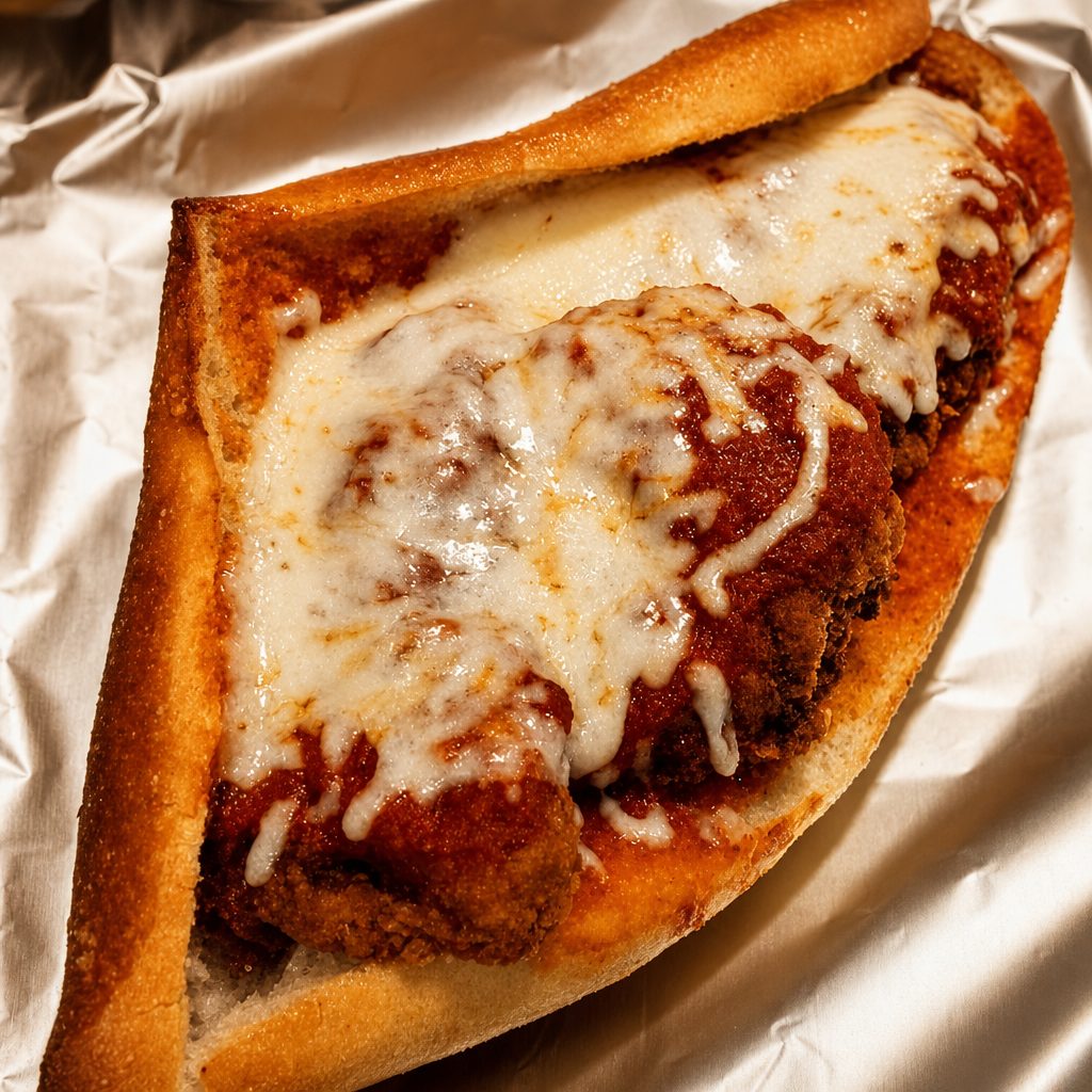 Meatball Parmigiana Grinder (Large).
