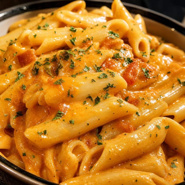 Crab with Vodka Sauce.