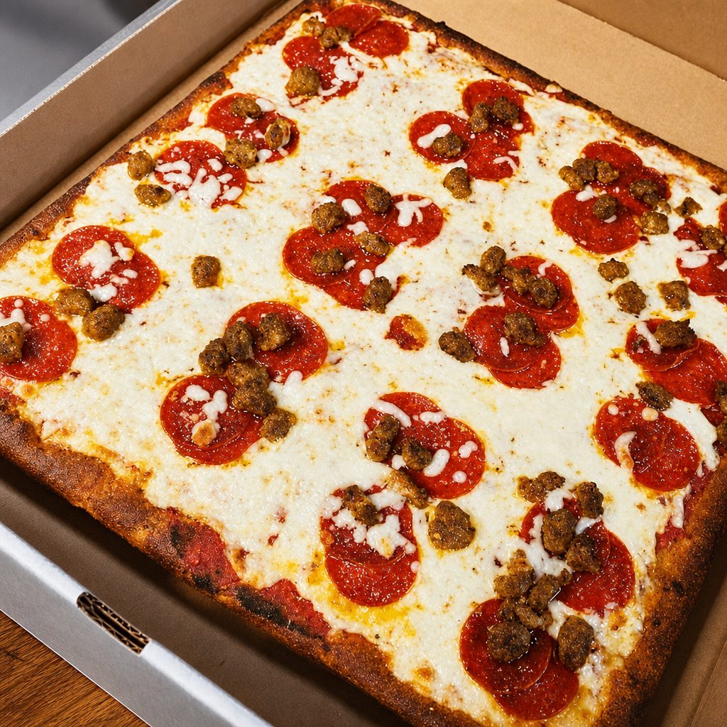 Sicilian (Thick) Pizza.
