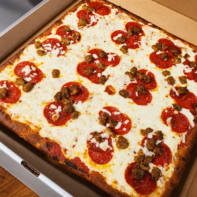 Sicilian (Thick) Pizza.