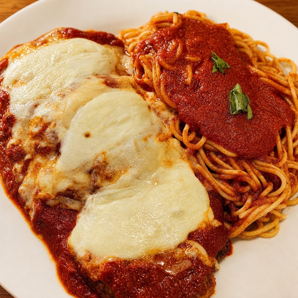 Chicken Parmigiana.