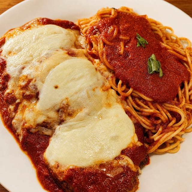 Chicken Parmigiana.