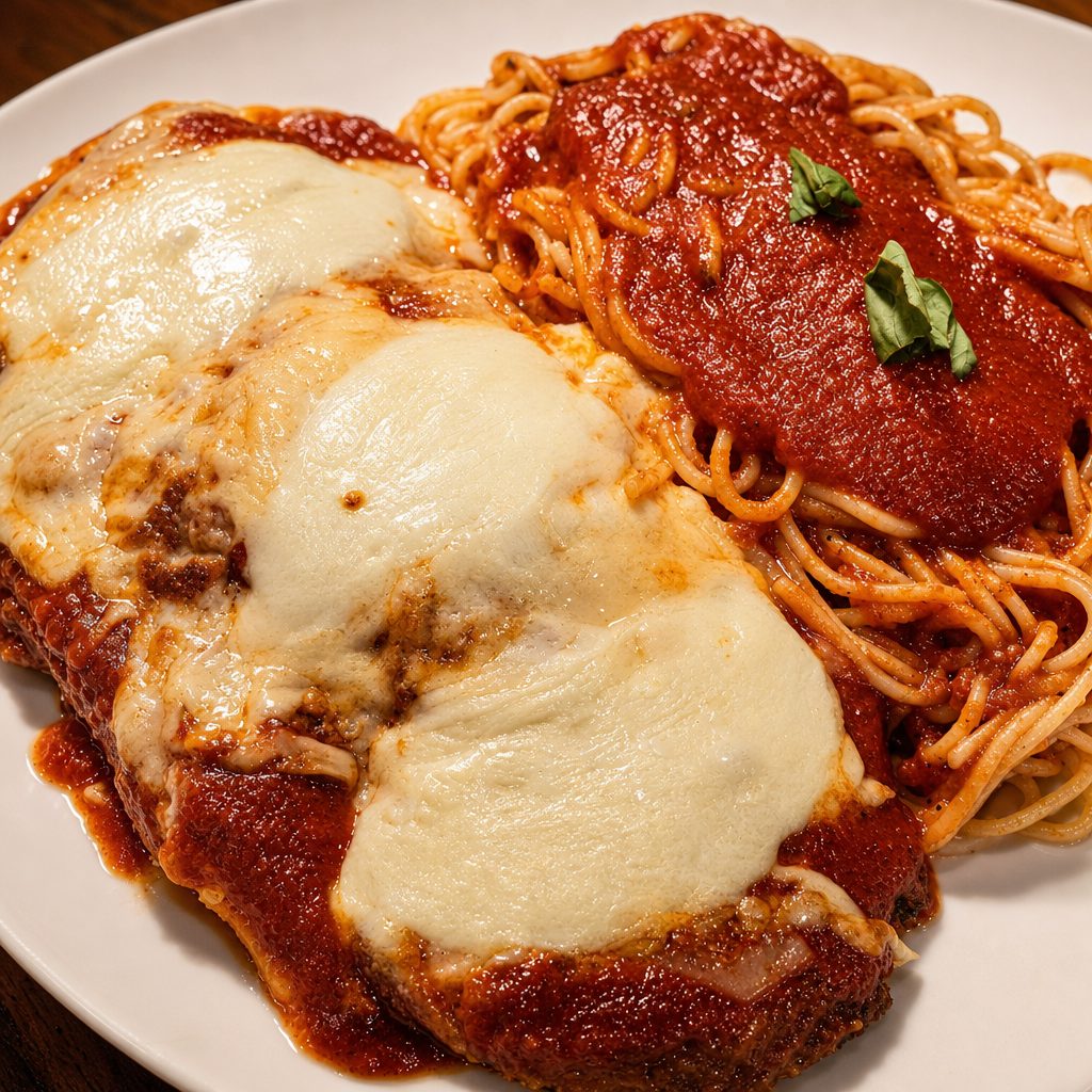 Veal Parmigiana.