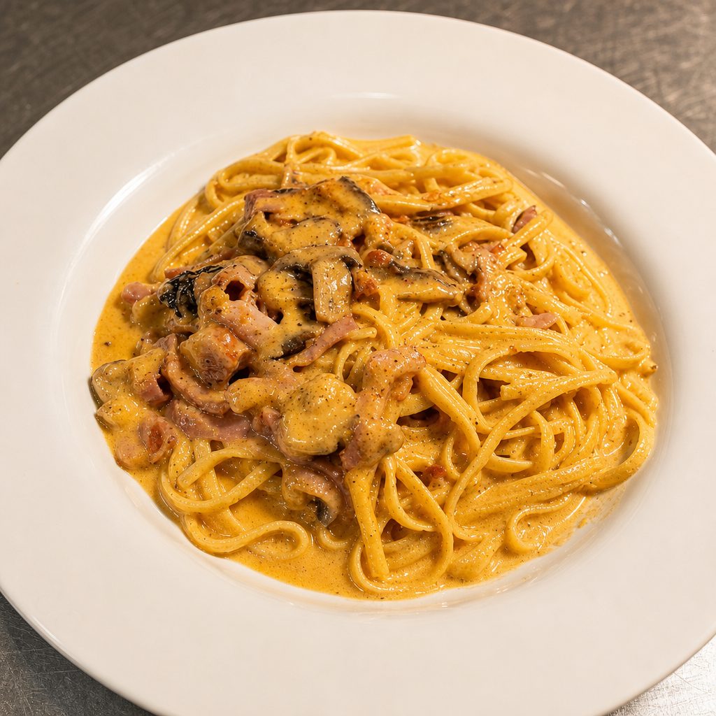 Pasta with Pink Sauce.