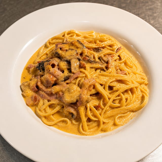 Pasta with Pink Sauce.
