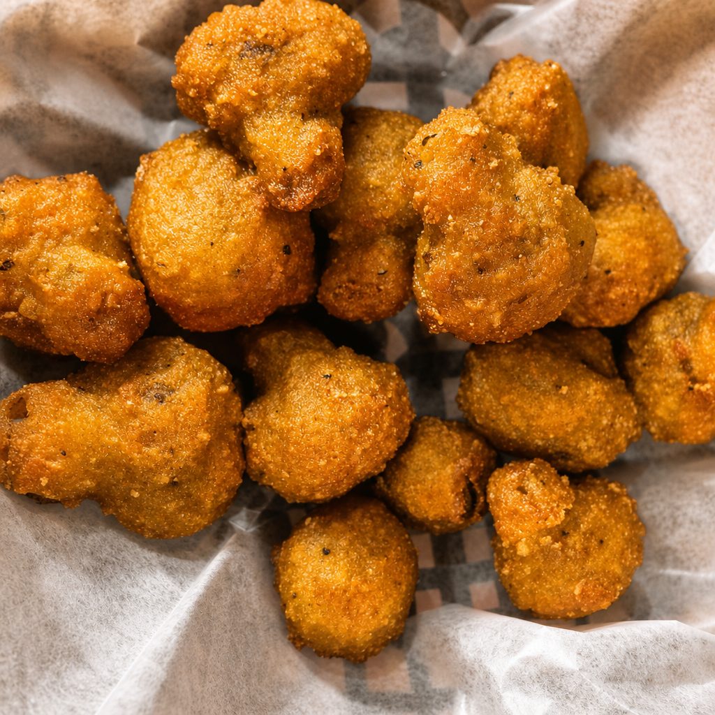 Breaded Mushrooms.